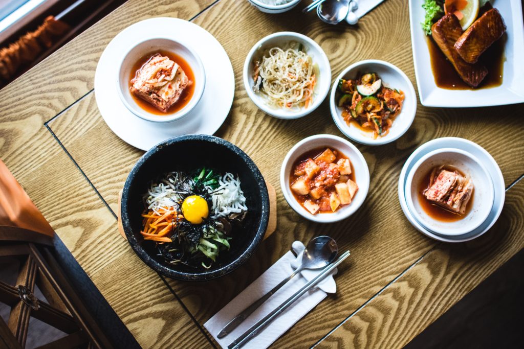 多国籍の料理